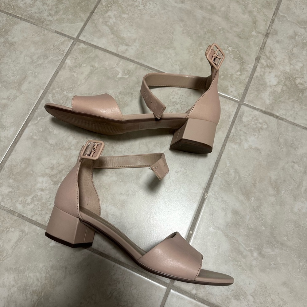 Clarks Pink Block Heels